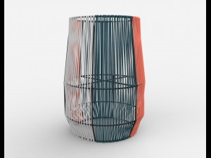 ariba woven plant stand big 3D मॉडल