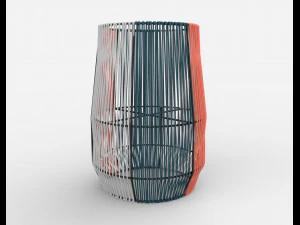 ariba woven plant stand big 3D Model