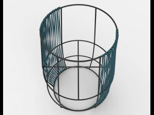 ariba woven plant stand big 3D Model