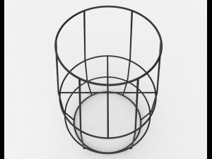 ariba woven plant stand big 3D मॉडल