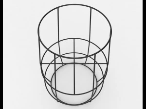 ariba woven plant stand big 3D Model