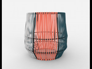 ariba woven plant stand small 3D Model