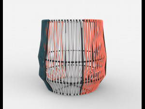 ariba woven plant stand small 3D Model