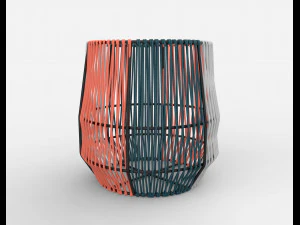 ariba woven plant stand small 3D Model