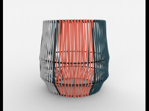 ariba woven plant stand small 3D Model