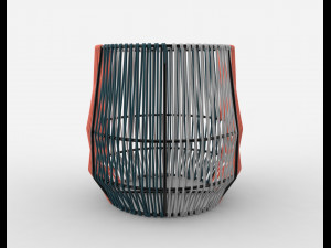 ariba woven plant stand small 3D Model