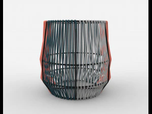 ariba woven plant stand small 3D Model