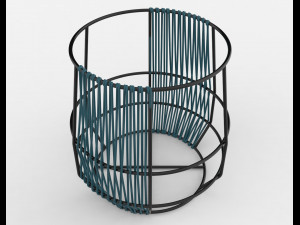 ariba woven plant stand small 3D Model