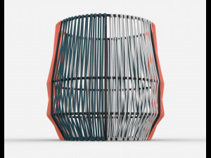 ariba woven plant stand small 3D Model