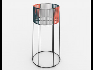ariba woven tiered planter big Modello 3D