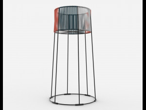 ariba woven tiered planter big Modello 3D