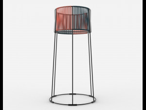 ariba woven tiered planter big Modello 3D