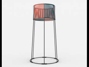ariba woven tiered planter big Modello 3D
