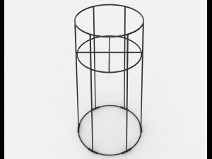 ariba woven tiered planter big Modello 3D