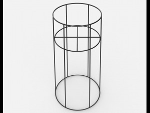ariba woven tiered planter big Modello 3D