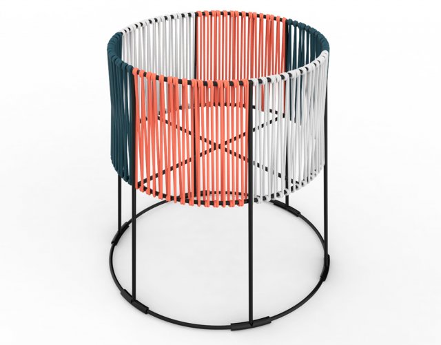 ariba woven tiered planter small 3D Модель .c4d .max .obj .3ds .fbx .stl .blend 
