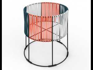 ariba woven tiered planter small Modèle 3D