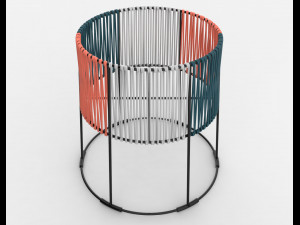 ariba woven tiered planter small 3D Модель