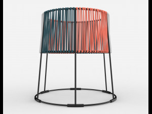 ariba woven tiered planter small 3D Модель