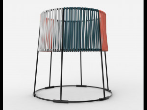 ariba woven tiered planter small 3D Модель