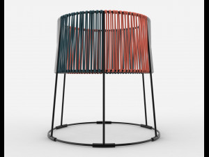 ariba woven tiered planter small 3D Модель