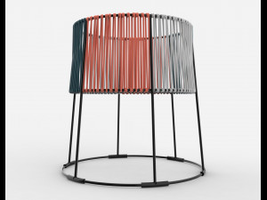 ariba woven tiered planter small 3D Модель