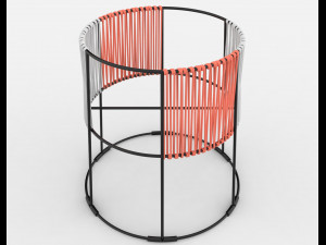 ariba woven tiered planter small 3D Модель