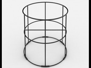 ariba woven tiered planter small 3D Модель