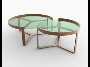 aula nesting coffee table 3D Модель