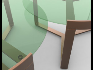 aula nesting coffee table 3D Model