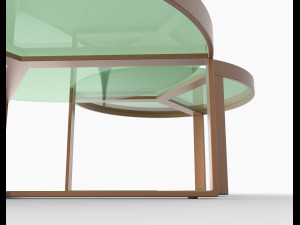 aula nesting coffee table 3D Model