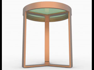 aula side table 3D Model