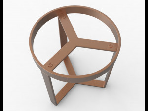 aula side table 3D Модель