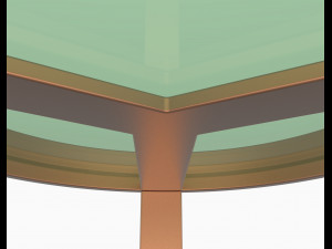 aula side table 3D Модель