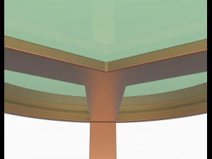 aula side table 3D Model