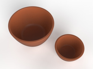 two bowls 3D Модель