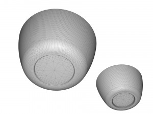 two bowls 3D Модель