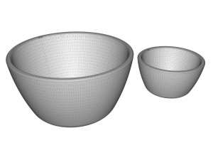 two bowls 3D Модель