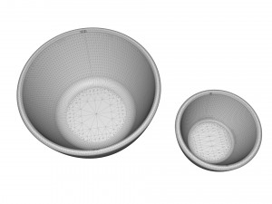 two bowls 3D Модель