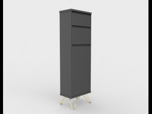 elona bathroom mid boy Modello 3D