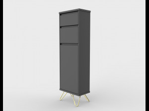 elona bathroom mid boy Modello 3D