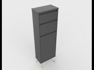 elona bathroom mid boy Modello 3D