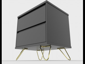 elona bedside table Modelo 3D