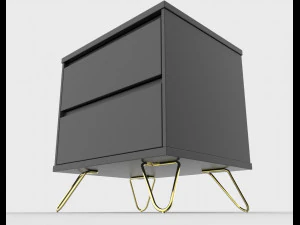 elona bedside table 3D Model