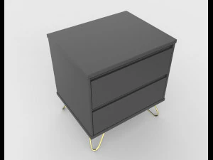 elona bedside table 3D Model