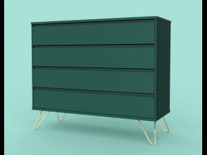 lemari berlaci elona Model 3D