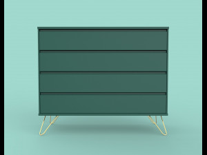 elona chest of drawers Model 3D
