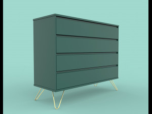 elona chest of drawers Model 3D