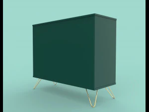 c&ocirc;moda elona Modelo 3D