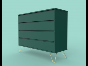 elona chest of drawers Model 3D